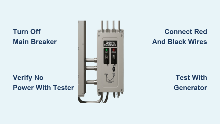Generator Transfer Image How to Hook Up a Generator Transfer Switch - Inverter and Generator Reviews