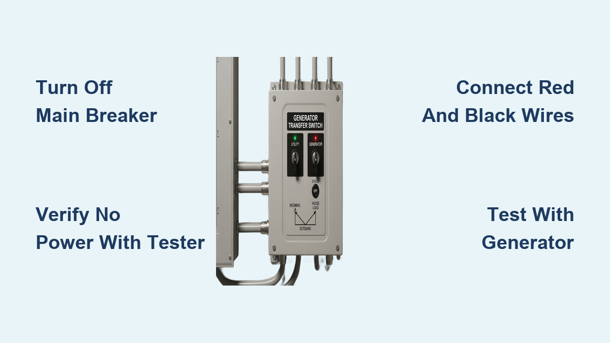 How to Hook Up a Generator Transfer Switch - Inverter and Generator Reviews