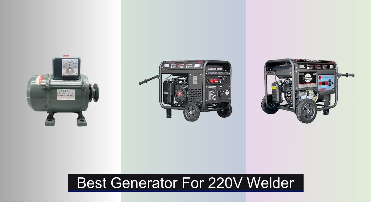 3 Best Generators for 220V Welder 2026 - Inverter and Generator Reviews