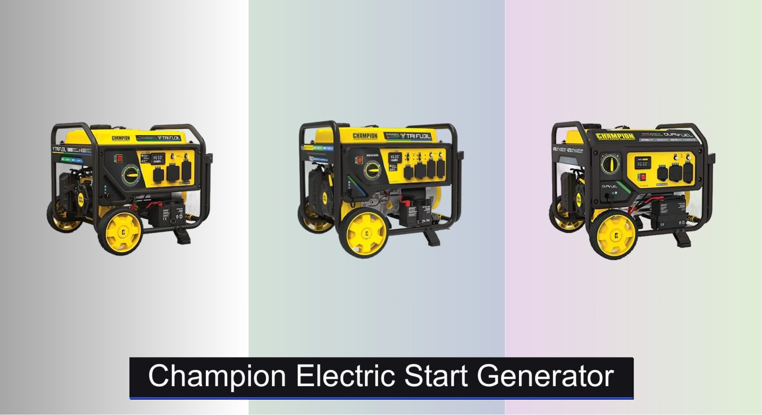 7 Best Champion Electric Start Generators of 2026 - Inverter and ...
