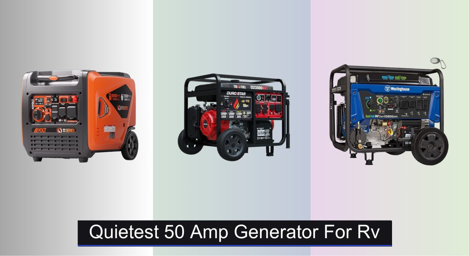 6 Best Quietest 50 Amp Generators for RV 2026 - Inverter and Generator ...